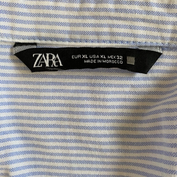 Oversized striped button up - Picture 2 of 2